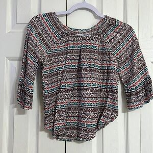 Beautees Girls Shirt Top Size L